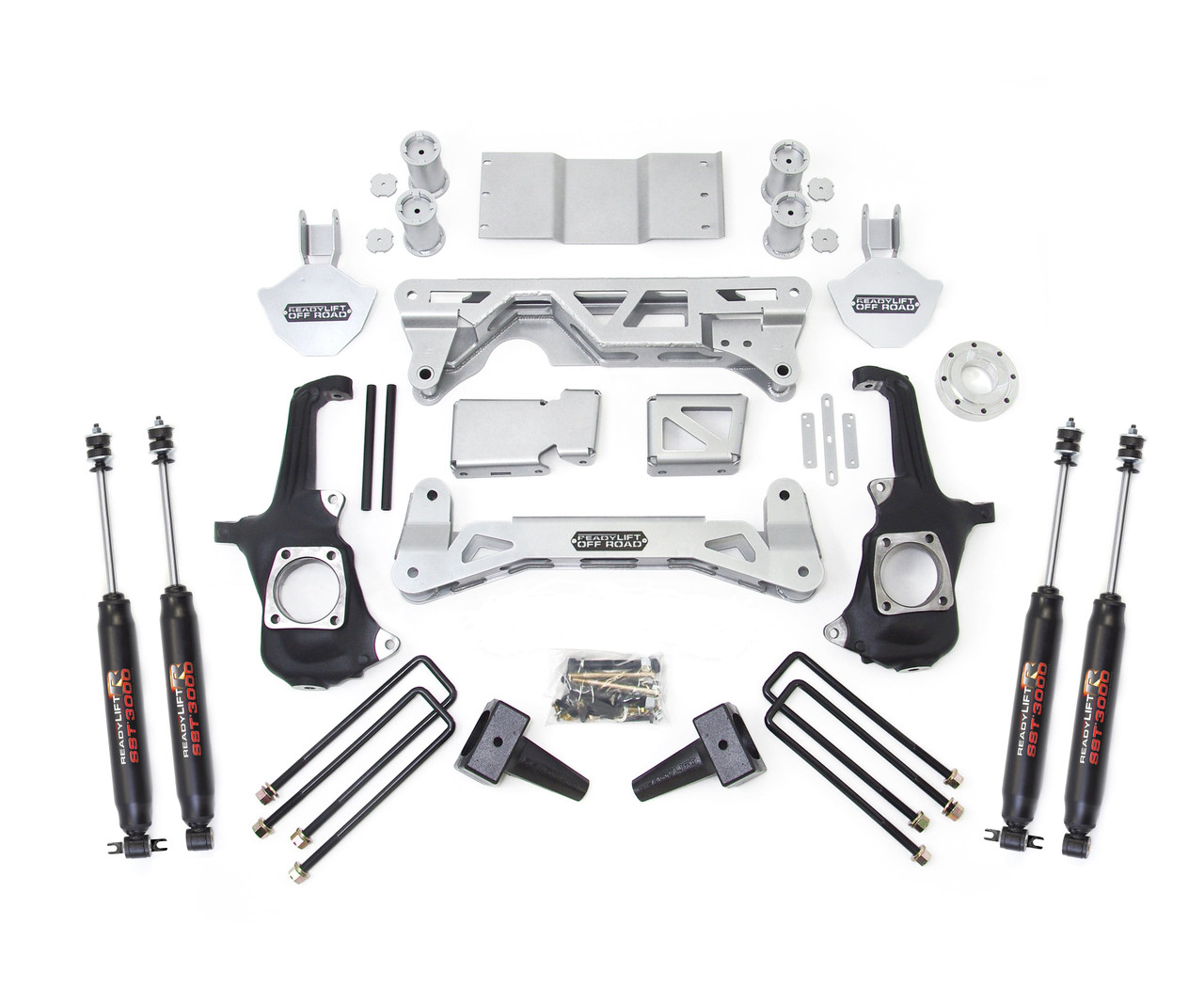 5-6'' Lift Kit, With SST3000 Shocks | (11-19) Silverado/Sierra 2500/3500HD, RWD/4WD | 44-3050