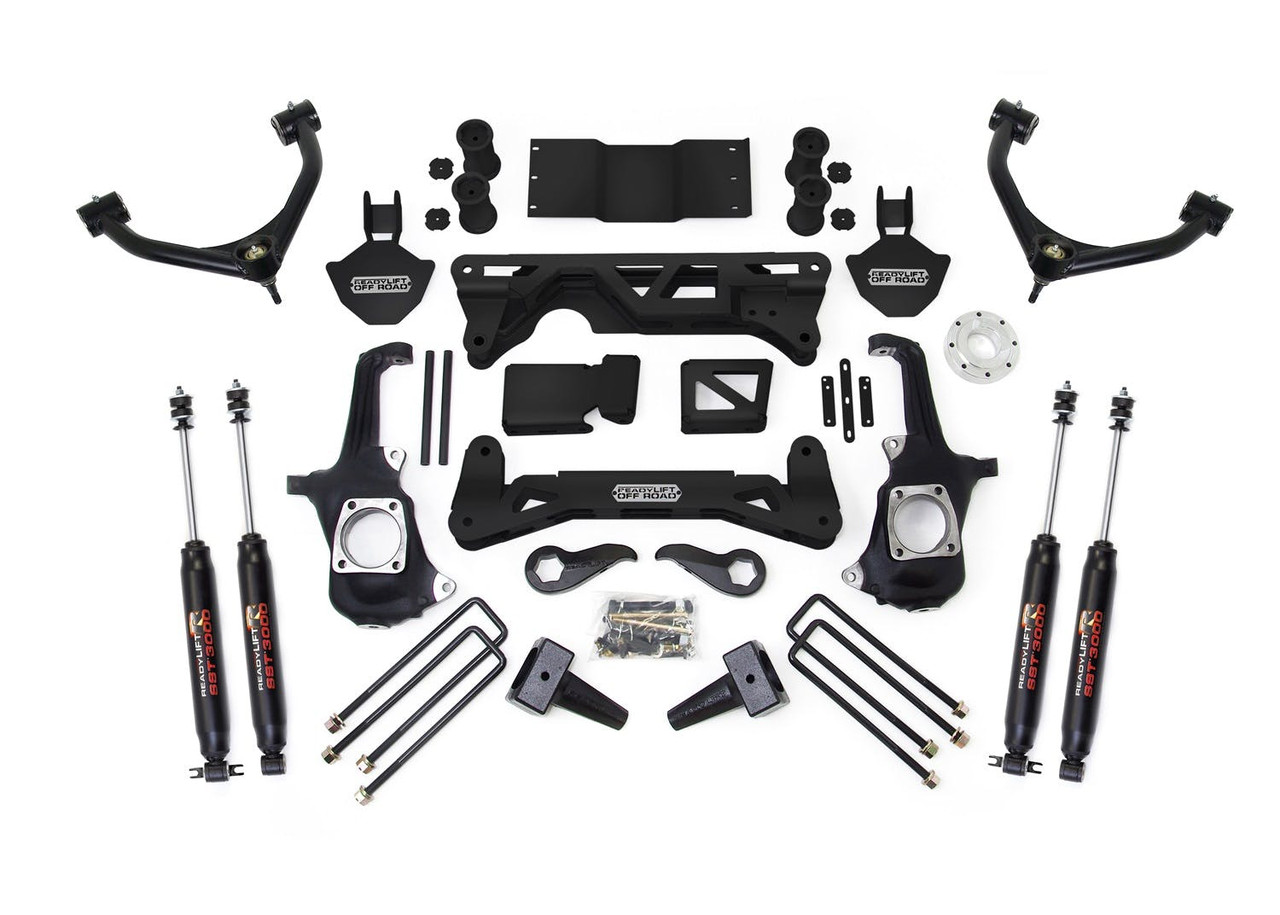 7-8'' Lift Kit, With SST3000 Shocks | (11-19) Silverado/Sierra 2500/3500HD, RWD/4WD | 44-3070