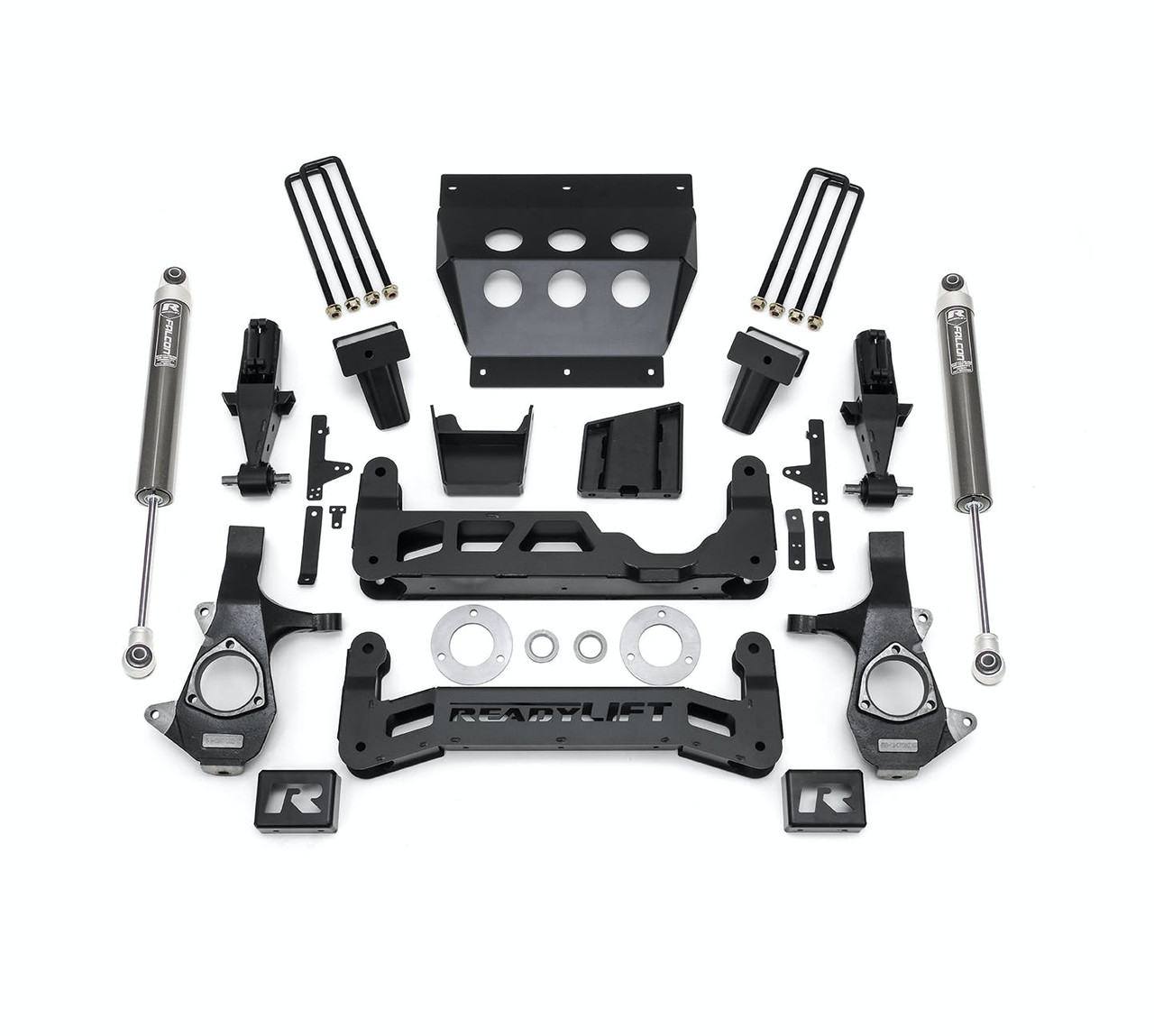 7'' Big Lift Kit, With Falcon 1.1 Monotube Shocks | (14-16) Silverado/Sierra 1500, RWD/4WD, Cast Steel OE Upper Control Arms | 44-34710