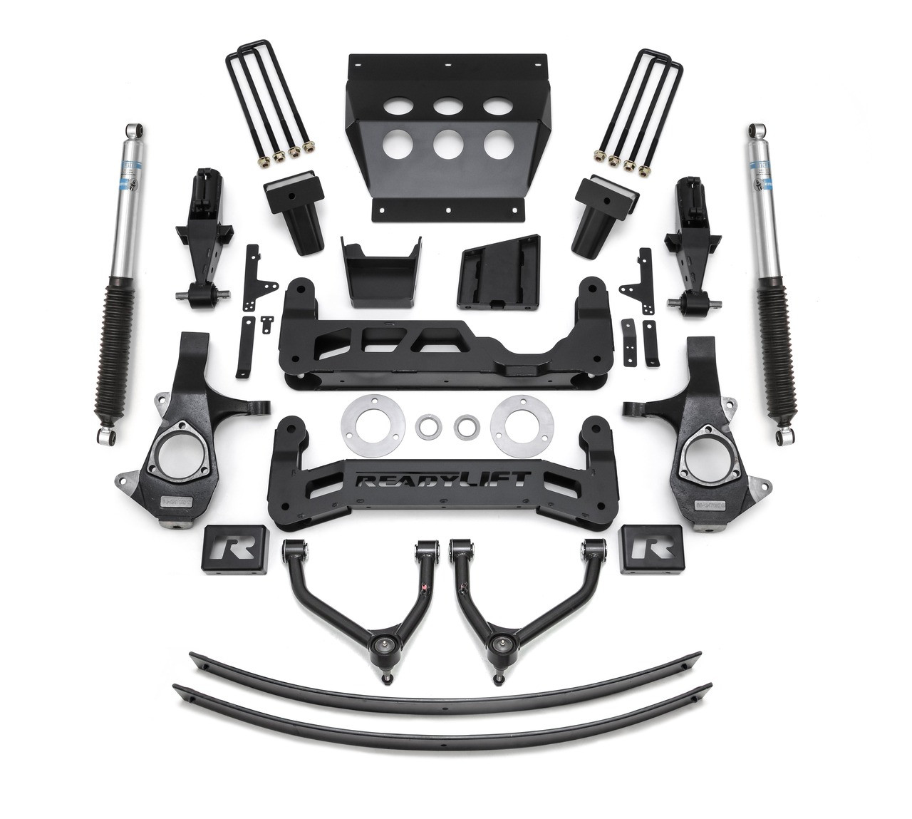 9'' Big Lift Kit, With Bilstein Shocks | (14-16) Silverado/Sierra 1500, RWD/4WD, Cast Steel OE Upper Control Arms | 44-3491