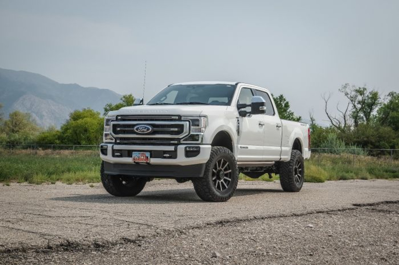 4'' Coil Spring Lift Kit, With Falcon 1.1 Monotube Front/Rear Shocks and Front Track Bar Bracket | (17-22) Super Duty F-250/F-350, Diesel, 4WD | 49-27420