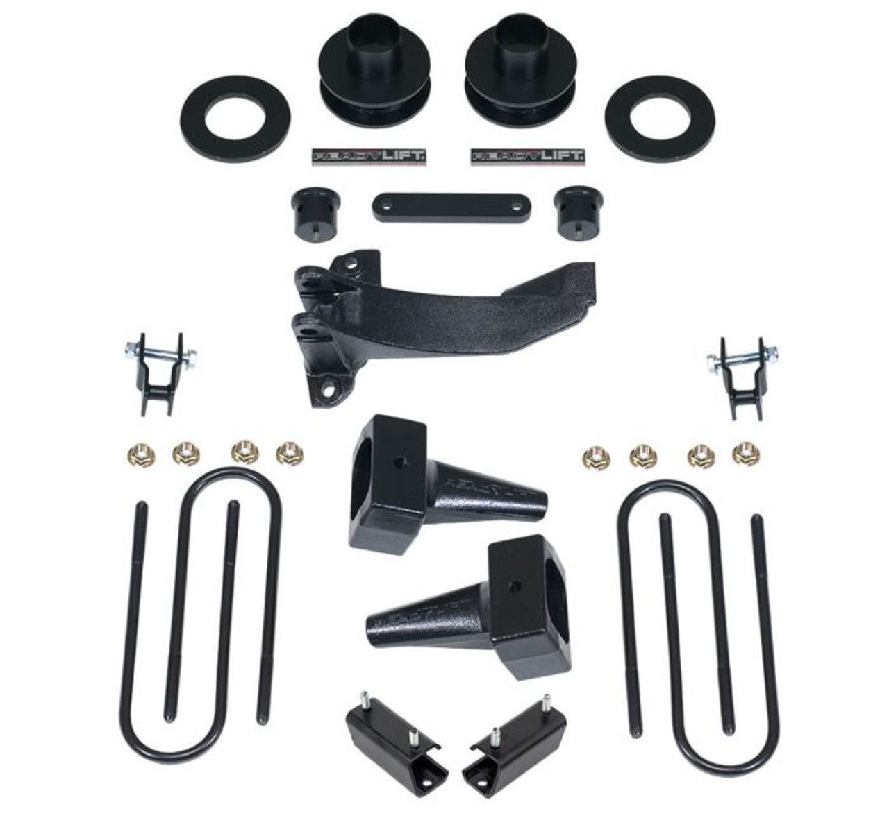 2.5'' SST Lift Kit with 4'' Rear Tapered Blocks, 1 Piece Drive Shaft, With out Shocks | (11-16) Super Duty F-250, 4WD | 69-2524