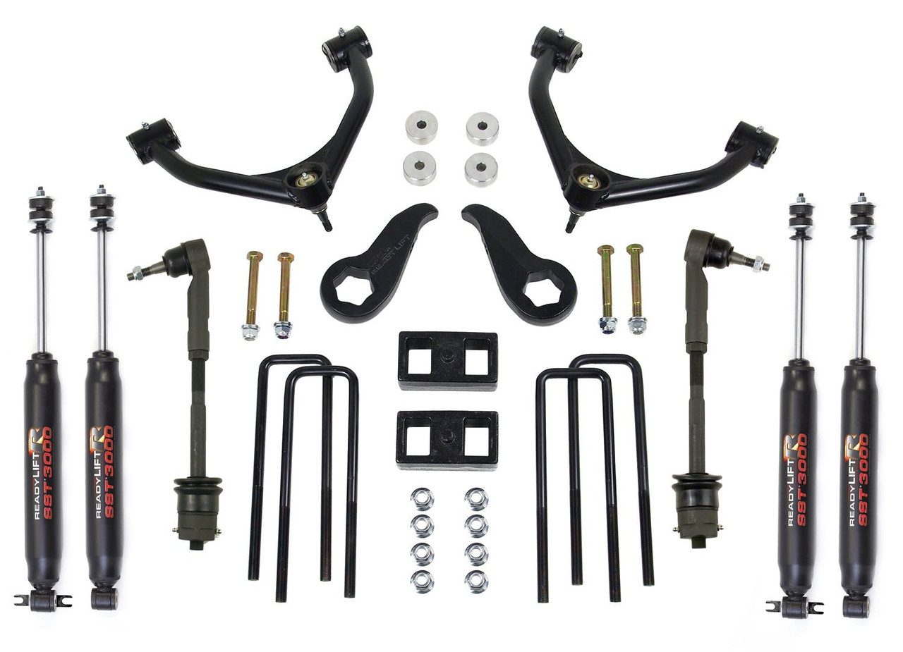 3.5'' SST Lift Kit Front with 2'' Rear, With Upper Control Arms With SST3000 Shocks | (11-17) Silverado/Sierra 2500HD, RWD/4WD | 69-3512