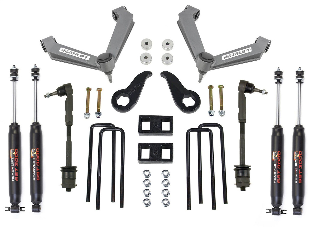 3.5'' SST Lift Kit Front with 2'' Rear, With Fabricated Control Arms With SST3000 Shocks | (11-19) Silverado/Sierra 2500HD, RWD/4WD | 69-3514