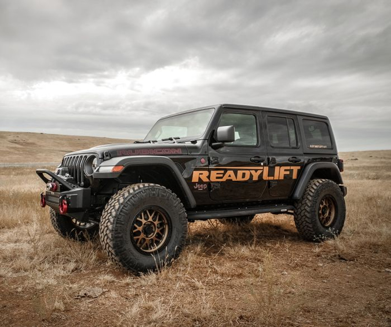 2.5'' Coil Spring Lift Kit, Black Spring, Shock Extensions | (18-23) Wrangler JL, 4WD, Rubicon | 69-6827