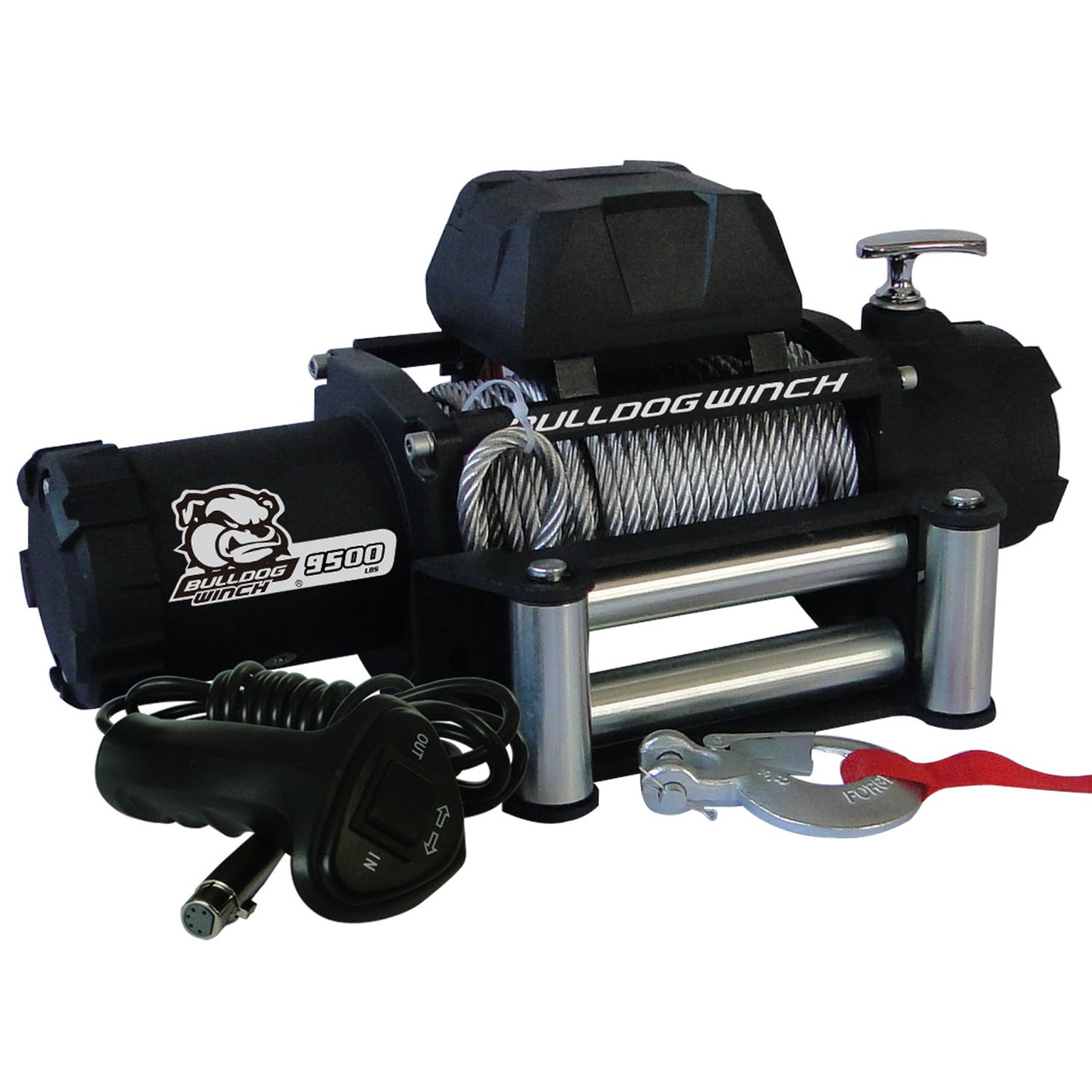 Standard Series Recovery Winch, Steel Cable, 9,500LB | Universal | 10065