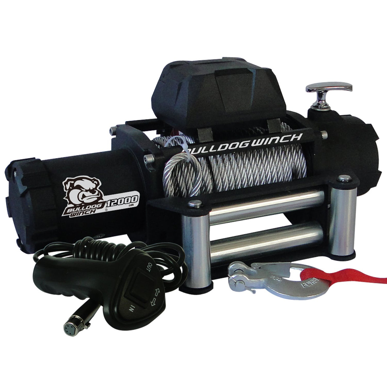 Standard Series Recovery Winch, Steel Cable, 1200LB | Universal | 10067