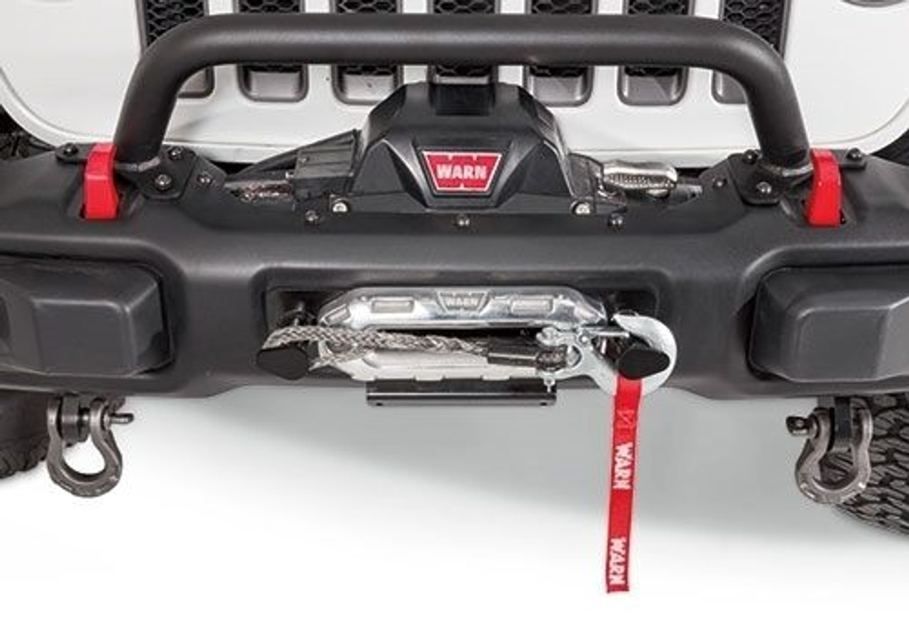 Hook Stay Fairlead Back Plate, Black | (18-23) Wrangler JL, (20-23) Gladiator JT | 102300