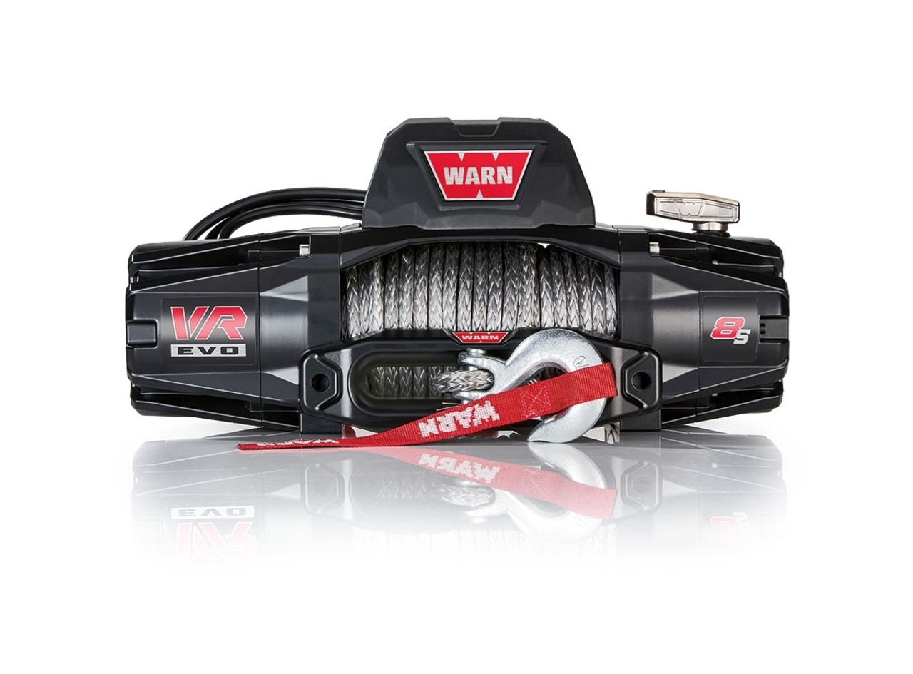 WARN VR Evo 8-S Electric Winch Synthetic Rope, 8,000lb | Universal | 103251