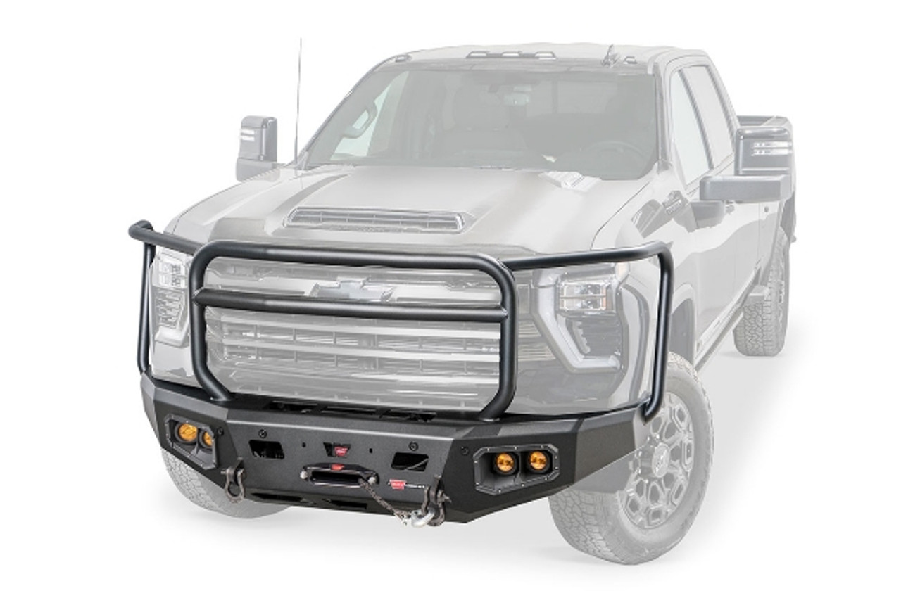 Ascent HD Bumper, Front, Grille Guard | (24-25) Silverado 2500/3500 | 110913