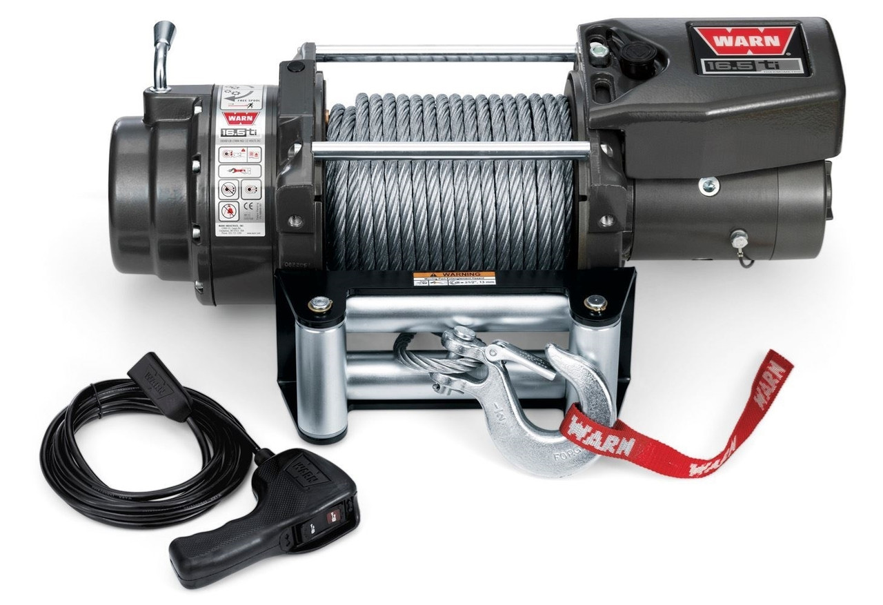 HeavyWeight 16.5TI Electric Winch, Steel Cable, 16,500LB | Universal | 68801