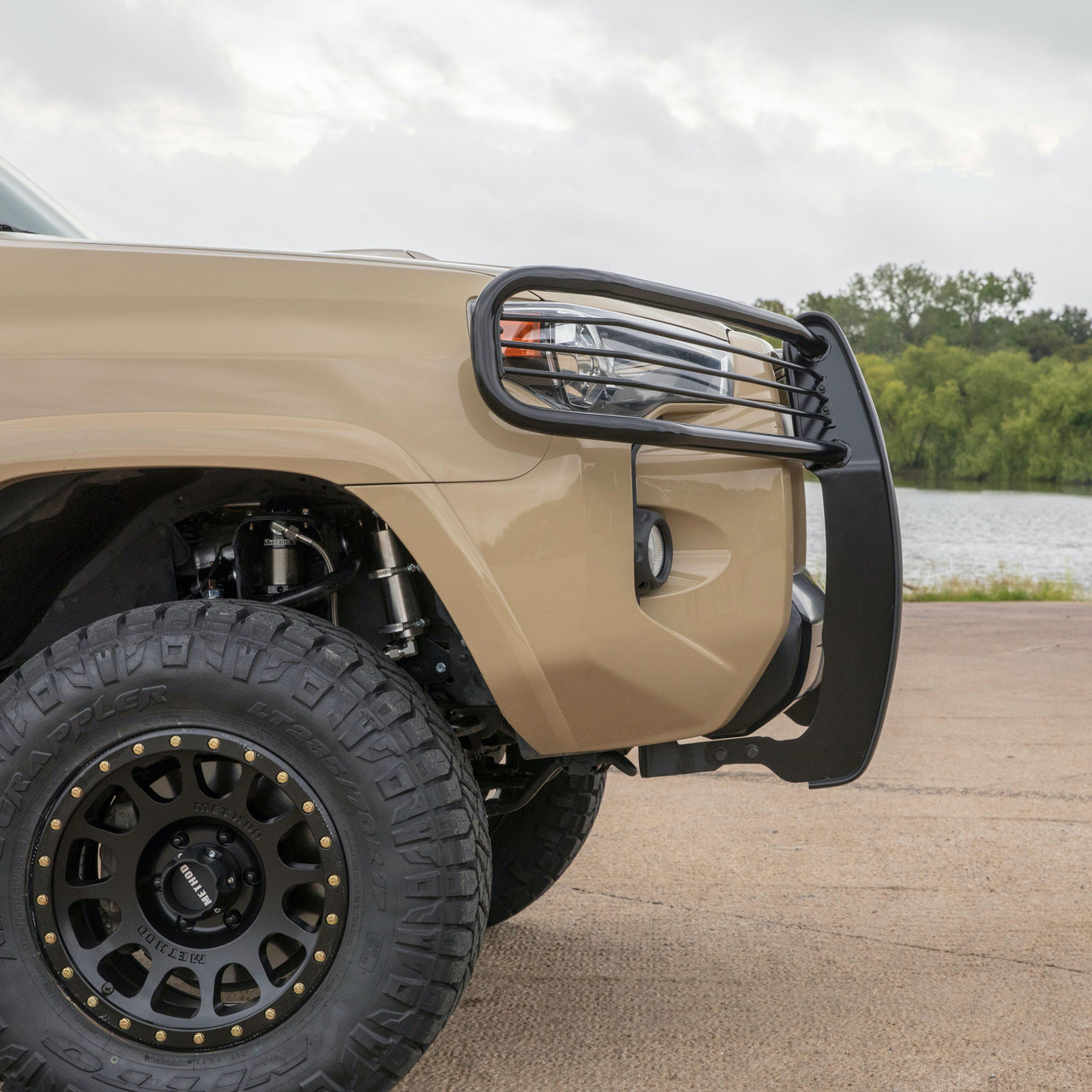 Steel Grille Guard, One Piece, Black | (10-24) 4Runner, Excluding Limited, Nightshade, or TRD Sport (Unless before 2013) | 2066