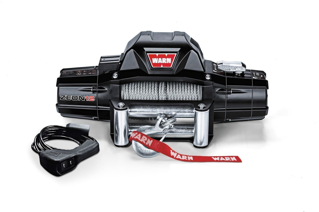 Zeon 12 Electric Winch, Steel Cable, 1200lb | Universal | 89120