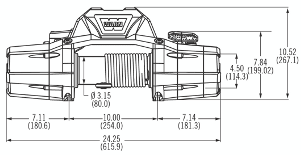 Zeon 12 Electric Winch, Steel Cable, 1200lb | Universal | 89120