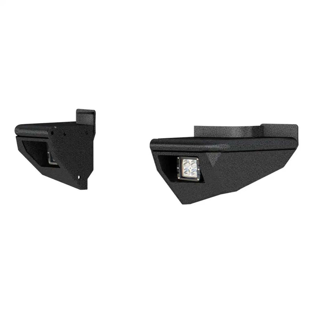 TrailChaser Steel Rear Bumper, Steel, Black | (07-18) Wrangler JK, (18-23) Wrangler JL | 2081222