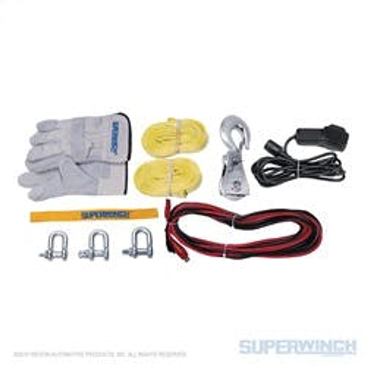 Winch2Go 12V Electric Portable Winch, 400lb, Synthetic Rope | Universal | 1140232