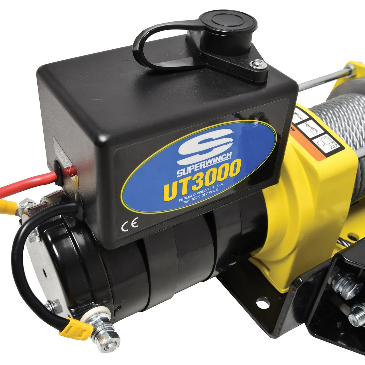 UT3000 12V Electric Winch, 300lb, Steel Cable | Universal | 1331200