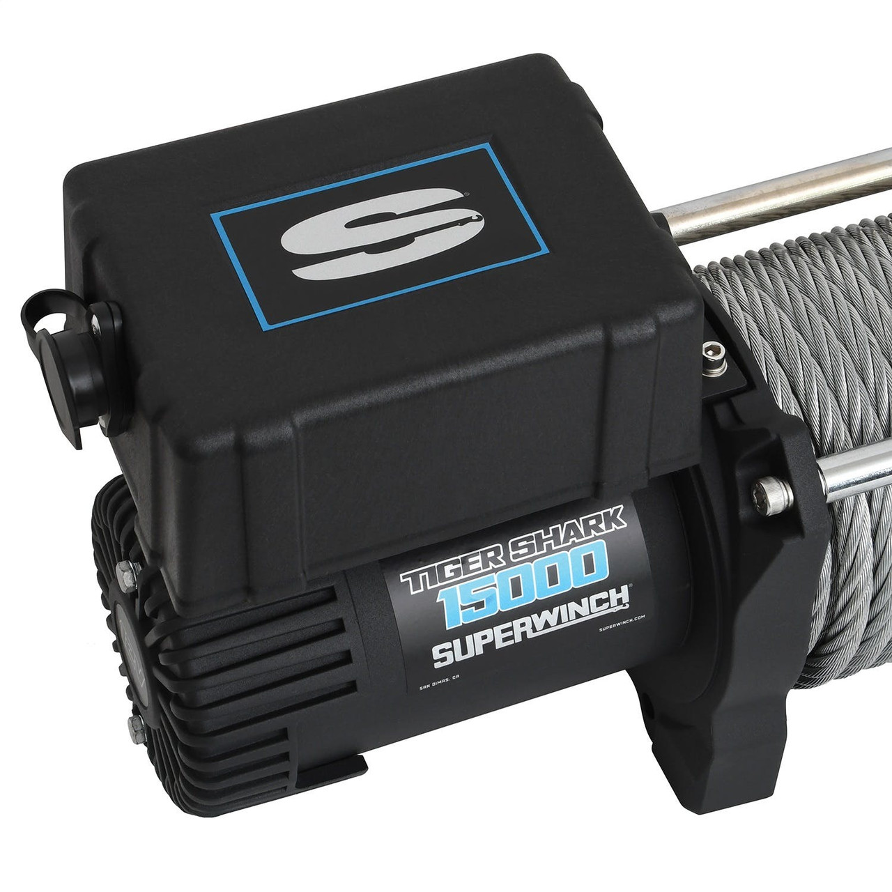 Tiger Shark 12 V Electric Winch, 1500lb, Steel Cable | Universal | 1515000