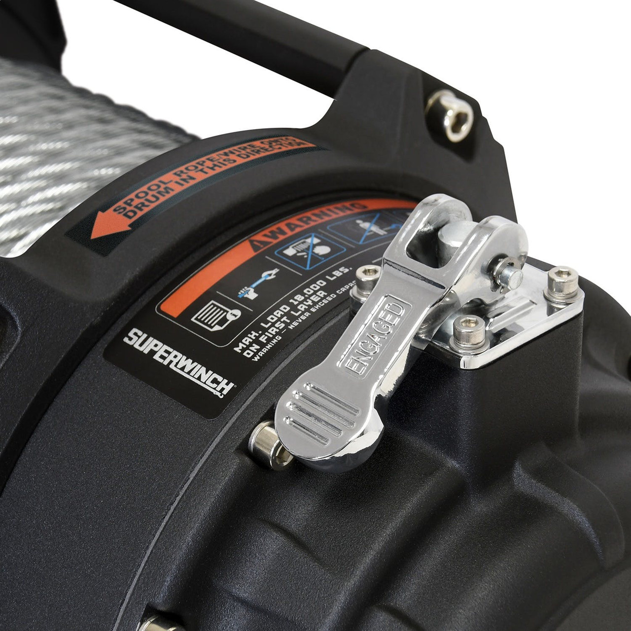 Tiger Shark 12 V Electric Winch, 1800lb, Steel Cable | Universal | 1518000