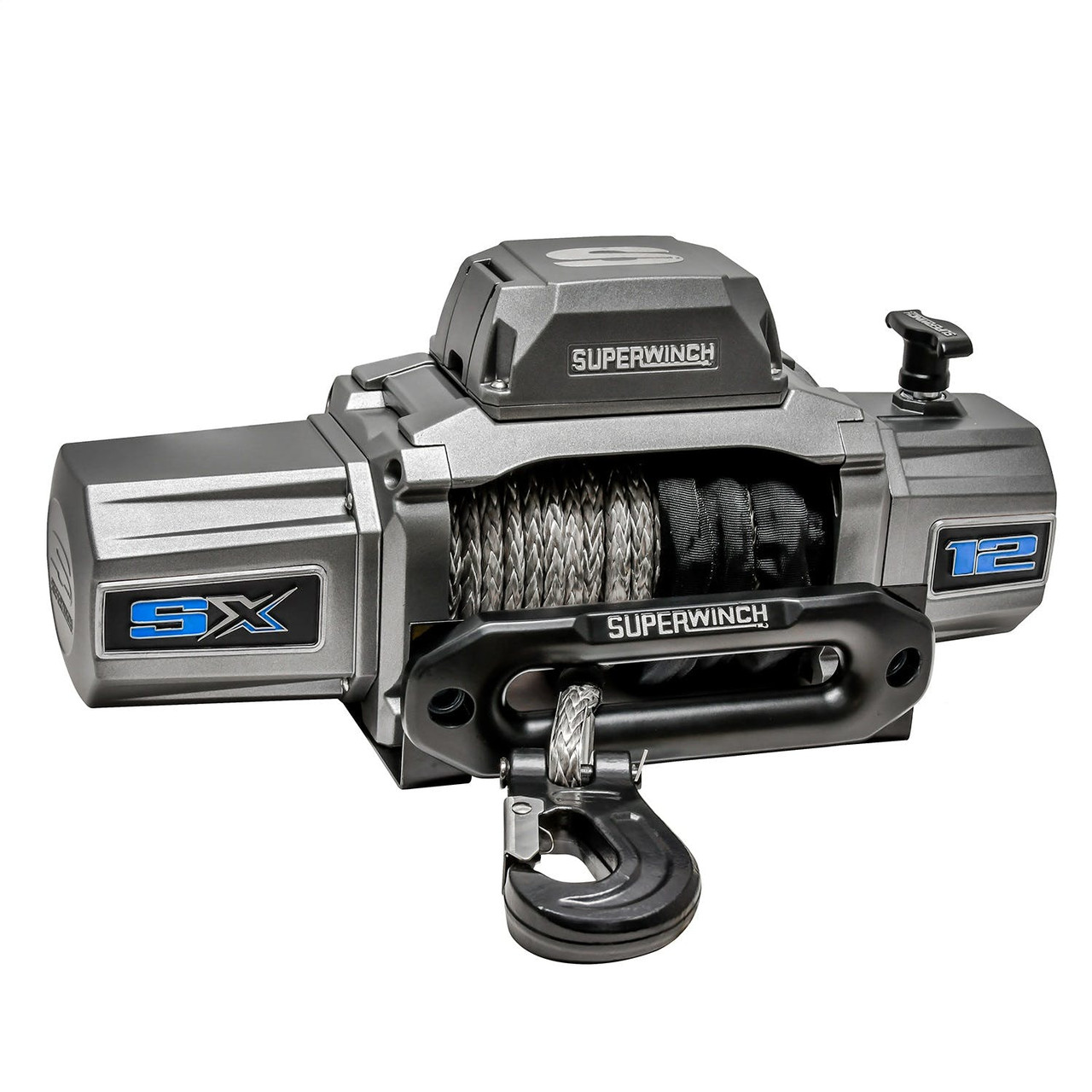 SX10 12V Electric Winch, 1200lb, Synthetic Rope | Universal | 1712201