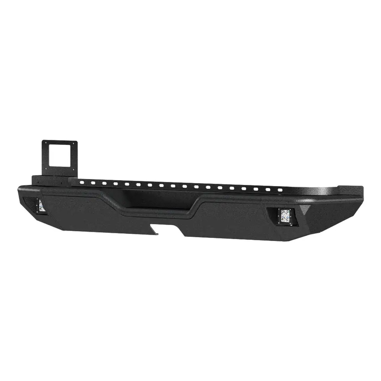 TrailChaser Aluminum Rear Bumper, Aluminium, Black | (18-24) Wrangler JL | 2082083