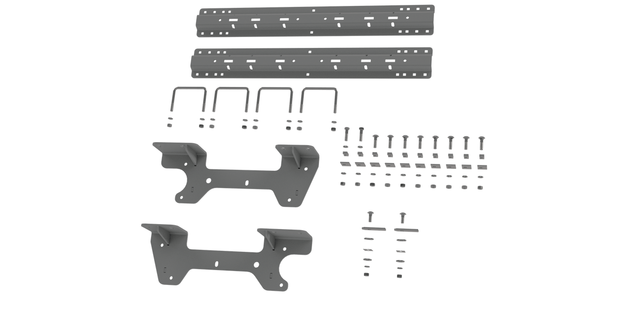 B&W Towing Patriot Mounting Rails | (19-23) Silverado/Sierra 1500, Excludes LD and Limted and CarbonPro Beds | RVK2504