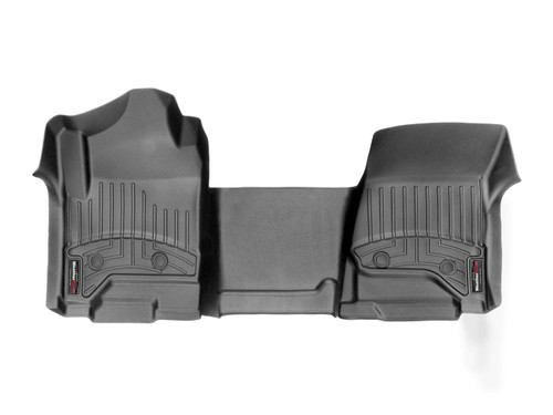 Floor Liners, Front, Black | (14-18) Silverado/Sierra 1500, (15-19) Silverado/Sierra 2500HD/3500HD, Silverado/Sierra 2500HD/3500HH Double Cab/Crew Cab, Vinyl Floors | 449671V