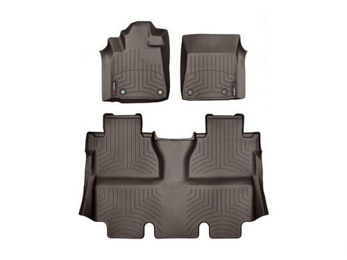 Floor Liners, Front and Rear, Cocoa | (14-21) Tundra | 474081-470938