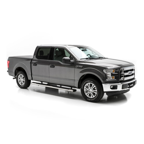 6" Oval Side Steps, Polished Stainless | (99-16) Super Duty F-250/F-350, (02-16) Super Duty F-450/F-550, Extended Cab, Cab & Chassis | 4444025