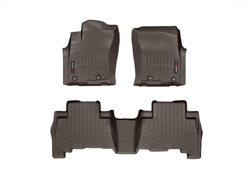 Floor Liners, Front and Rear, Cocoa | (13-24) 4Runner | 474931-472862