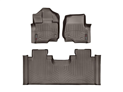 Floor Liners, Front and Rear, Cocoa | (15-24) F-150, (17-20) F-150 Raptor | 47697-1-3