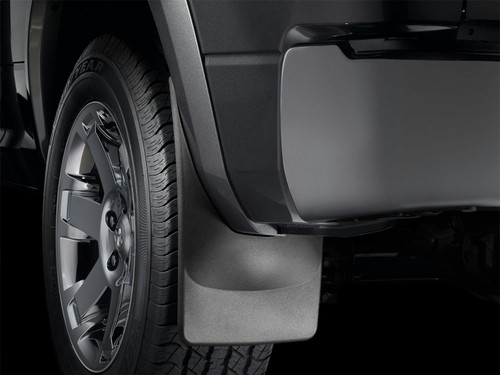 No-Drill Mud Flaps, Front and Rear, Black | (17-24) Super Duty F-250/F-350/F-450/F-550, Dually, With fender flares | 110065-120074