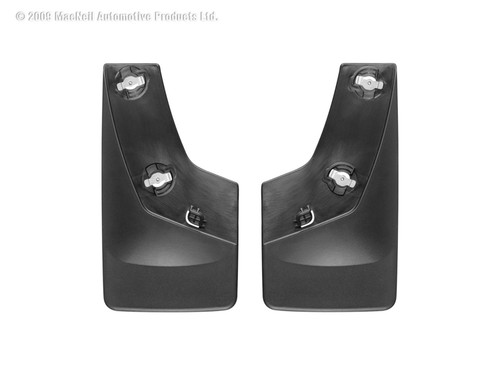 No-Drill Mud Flaps, Rear, Black | (08-13) Sierra 1500, (08-14) Sierra 2500HD/3500HD | 120011