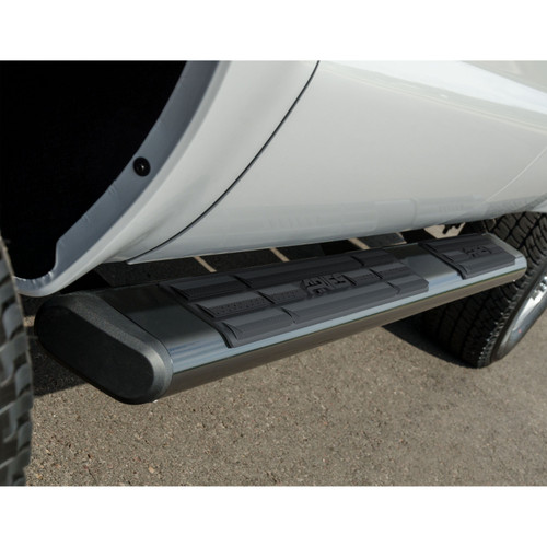 6" Oval Side Steps, Black | (99-16) Super Duty F-250/F-350 F-450/F-550, (02-16) Super Duty F-450/F-550, Extended Cab, Cab & Chassis | 4445025