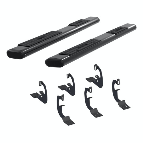 6" Oval Side Steps, Black | (05-23) Tacoma, Crew Cab | 4445038