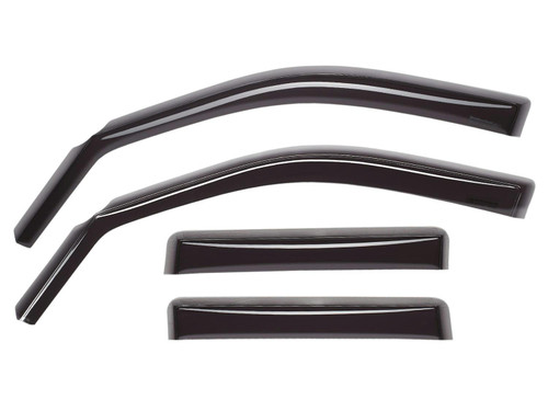 Window Deflector, Front and Rear, Dark Tint | (14-18) Silverado/Sierra 1500, (15-19) Silverado/Sierra 2500HD/3500HD, Crew Cab | 84740IM