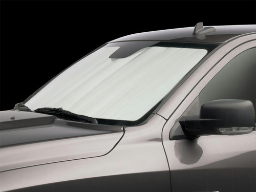 SunShade, Front Only, Silver/Black | (09-24) Ram 1500 Classic, (10-18) Ram 2500/3500, CrewCab/RegularCab | TS0005