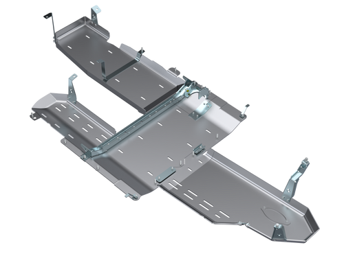 Full Bellypan Skid Plates With Oil Door, Aluminum | (18-25) Wrangler JL, 3.0L Diesel, 4 Door | JL4169