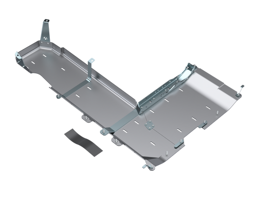 Transfer Case and Fuel Tank Skid Plates, Aluminum | Pre2018 Wrangler JL, 3.6L, 4 Door | JL4192