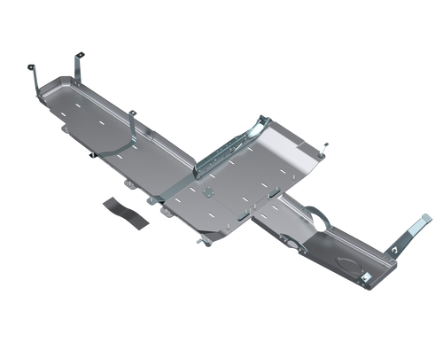 Full Bellypan Skid Plates With Oil Door, Aluminum | (20-25) Gladiator JT, 3.6L | JT4155