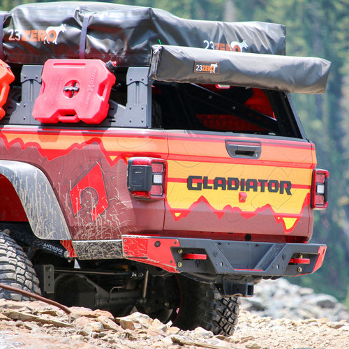 Off-Road Bumper, Rear, No Sensors, Bare, Steel | (20-25) Gladiator JT | JT0005