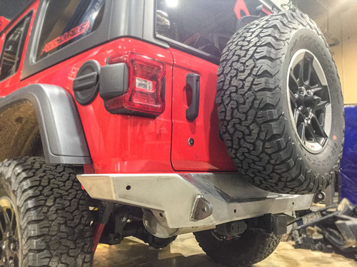 Nighthawk Bumper, Rear, Sensor Holes, Bare, Steel | (18-25) Wrangler JL | JL5501