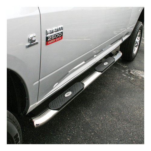 4" Oval Side Steps, Polished Stainless | (07-21) Tundra, Extended Cab | S222012-2