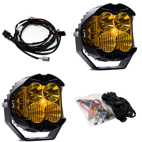 LP4 Pro LED Light Pod, Pair, Driving/Cornering, Amber | Universal  | 297813