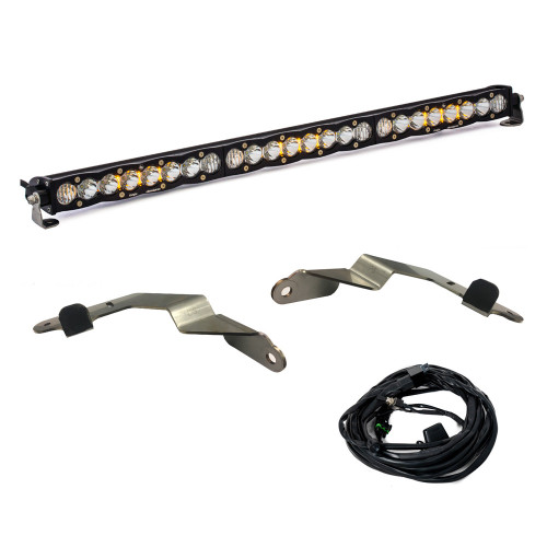 S8 Grille Mount LED Light Kit, 30" LED Light Bar, Driving/Cornering, Clear | (14-21) Tundra  | 447160