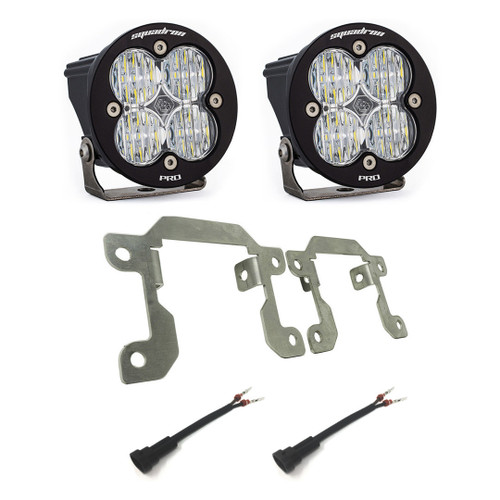 Squadron Pro Fog Pocket LED Light Kit, Wide/Cornering, Clear | (21-24) Bronco, (19-24) Ranger OEM Plastic Bumper | 447608
