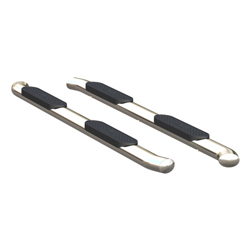 4" Oval Side Steps, Polished Stainless | (19-24) RAM 1500, Crew Cab | S225045-2