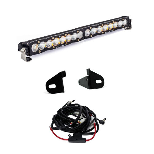 S8 Grille Mount LED Light Kit, 20" LED Light Bar, Driving/Cornering, Clear | (19-24) Ranger  | 447611