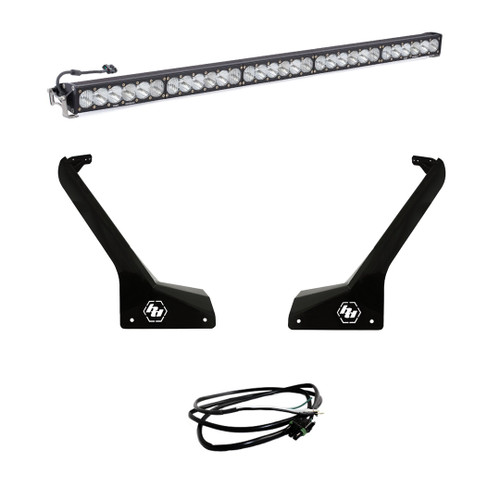 OnX6 Roof Mount LED Light Kit, 50" LED Light Bar, Driving/Cornering, Clear, Upfitter Harness | (18-24) Wrangler JL, (20-24) Gladiator JT Excludes 392, Mojave | 447666UP