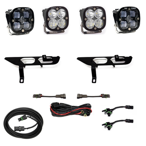 Squadron Sport SAE Fog Pocket LED Light Kit, Fog, Clear | (21-23) F-150 Without Daytime Running Lights | 447697
